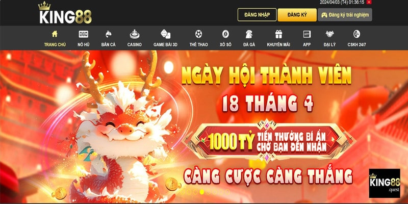 Giao diện đậm phong cách thời thượng