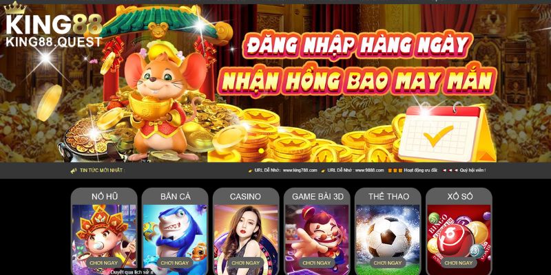 Anh em có rất nhiều lựa chọn chất lượng khi giải trí tại King88