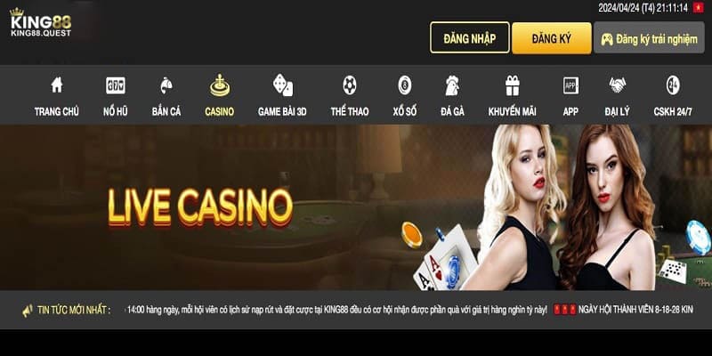 Live casino - Điểm dừng chân thú vị của nhiều người