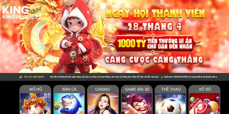 Giới thiệu tổng quan về sân chơi King88