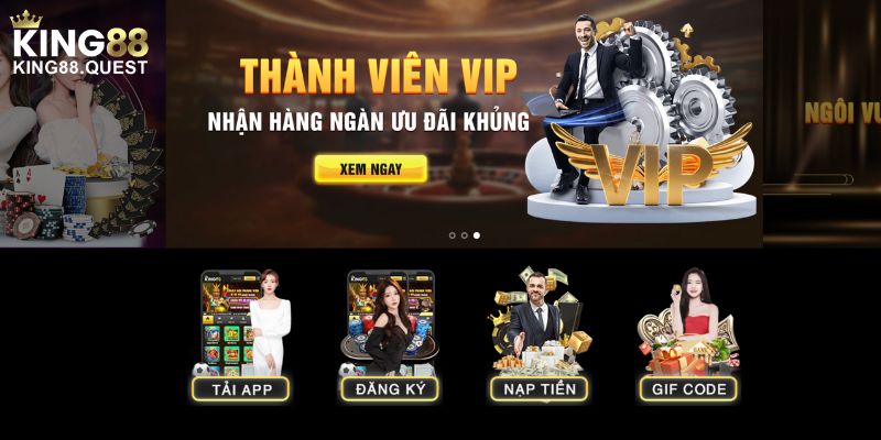 Nạp rút siêu tốc chỉ vài phút tại King88