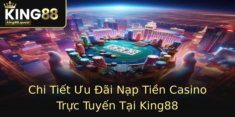 Chi Tiết Ưu Đãi Nạp Tiền Casino Trực Tuyến Tại King88 Chi Tiết Ưu Đãi Nạp Tiền Casino Trực Tuyến Tại King88
