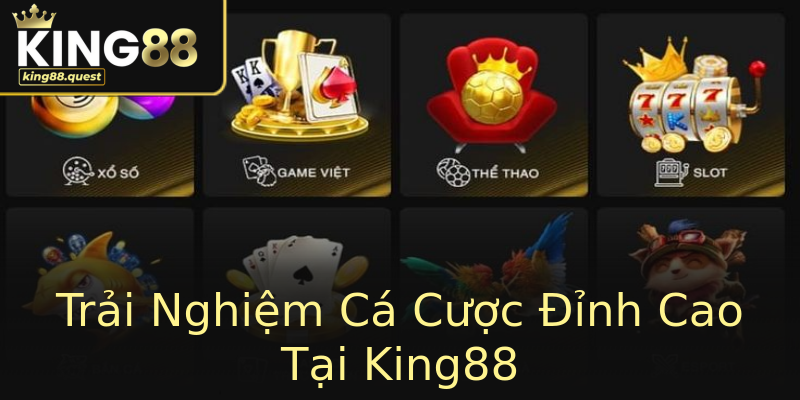 Trải Nghiệm Cá Cược Đỉnh Cao Tại King88 Trải Nghiệm Cá Cược Đỉnh Cao Tại King88